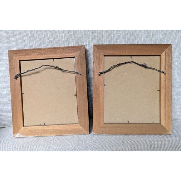 Professionally Framed Set Of 2 Prints Boy And Girl Praying by Artist Jean Bukac - Picture 6 of 8